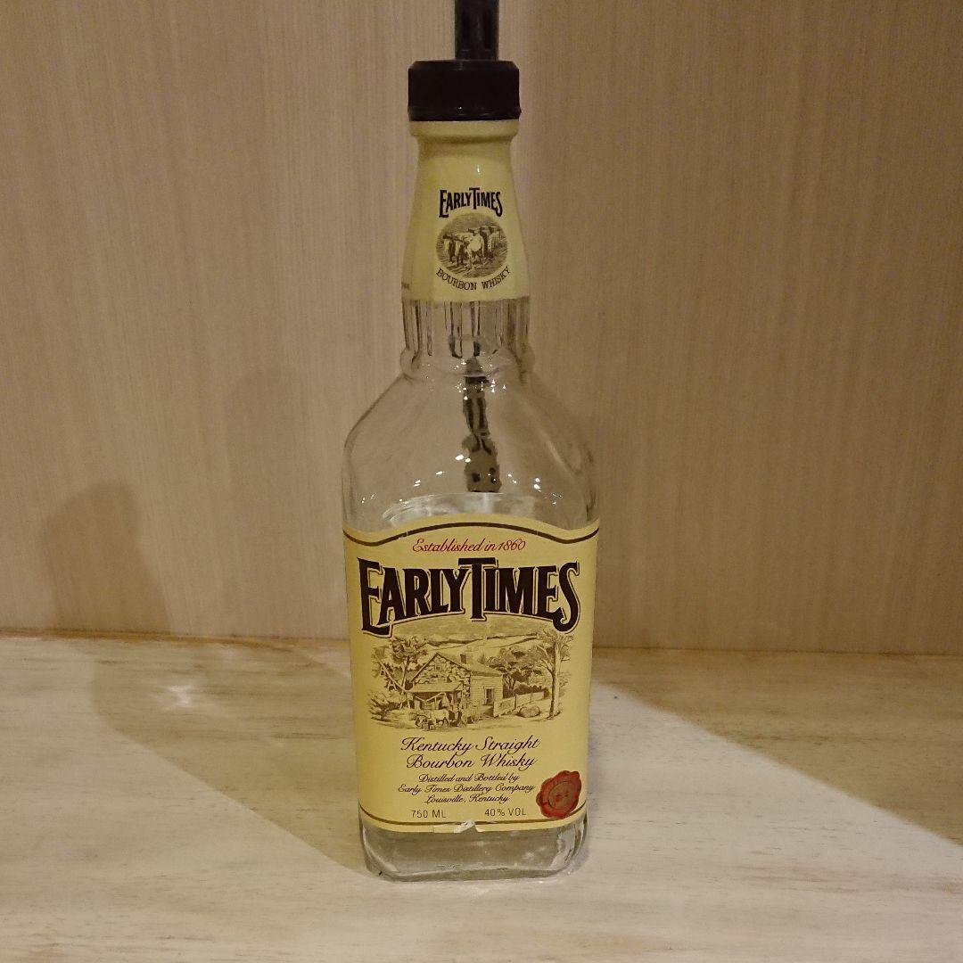 アーリータイムズ 旧ラベル 空き瓶 750ml - メルカリ
