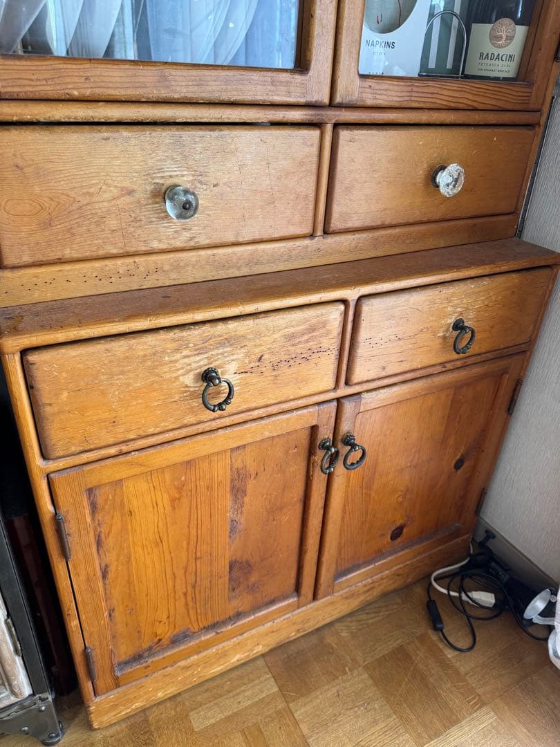 ねぼすけライオンの親子様専用 食器棚上段