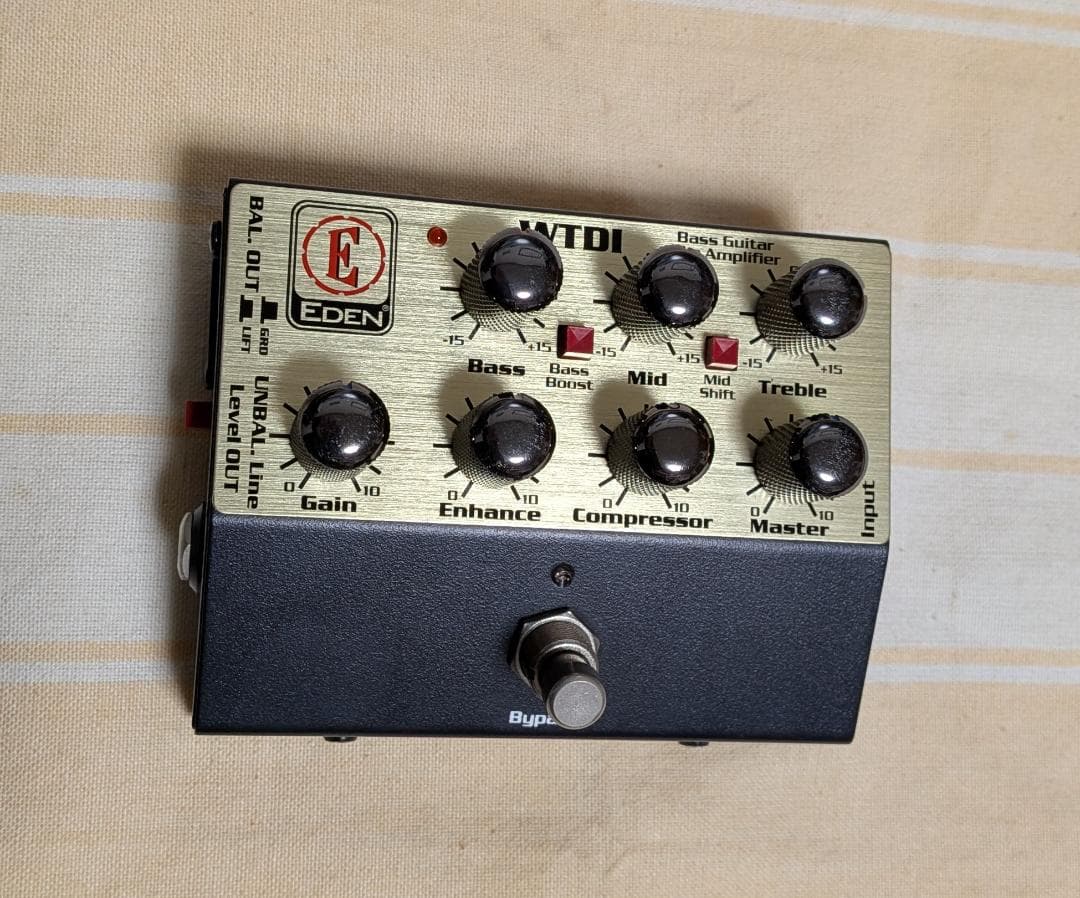 EDEN WTDI ベース用プリアンプ