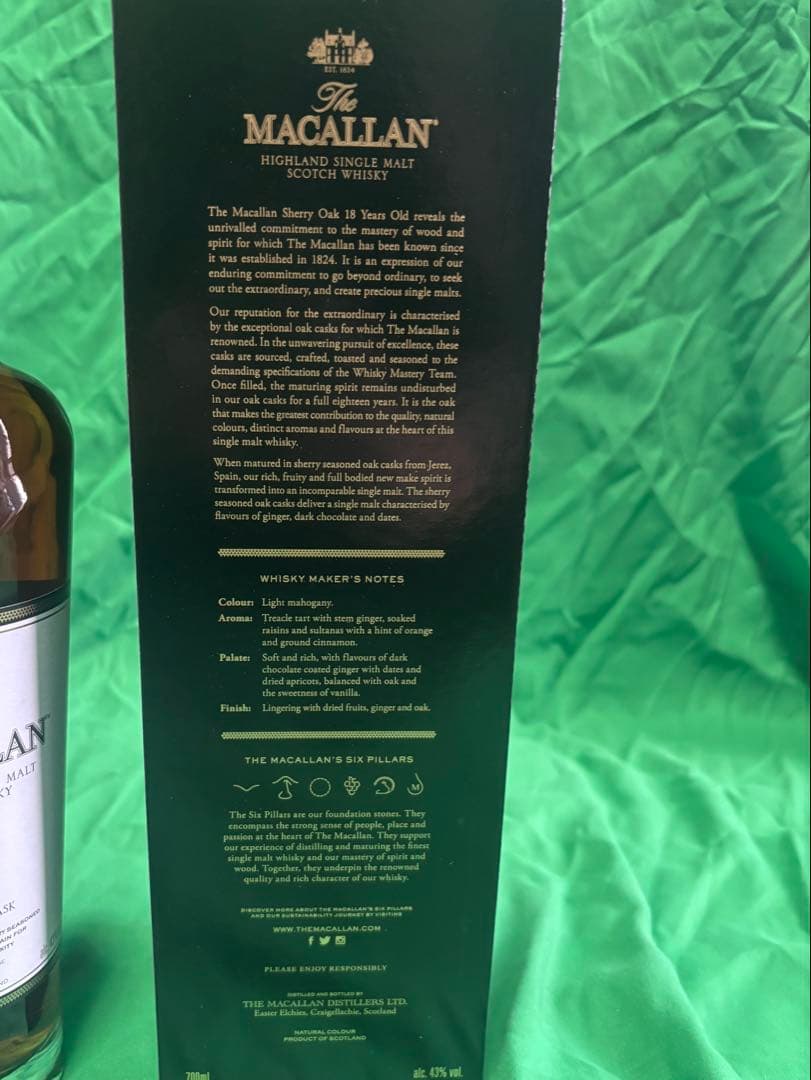 未開栓,限定値下げ マッカラン 18年 シングルモルトウィスキー 700ml