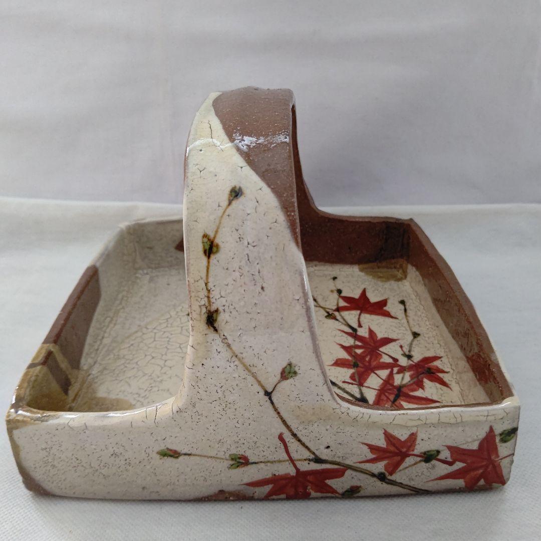 赤絵楓文 手鉢 吉川水城 茶道具 - メルカリ