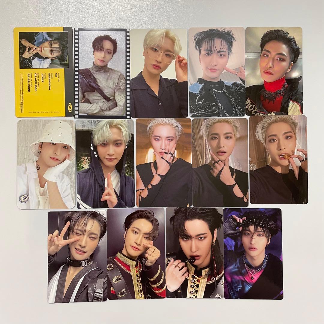 ateez アチズ ソンファ まとめ売り 特典トレカ 18枚