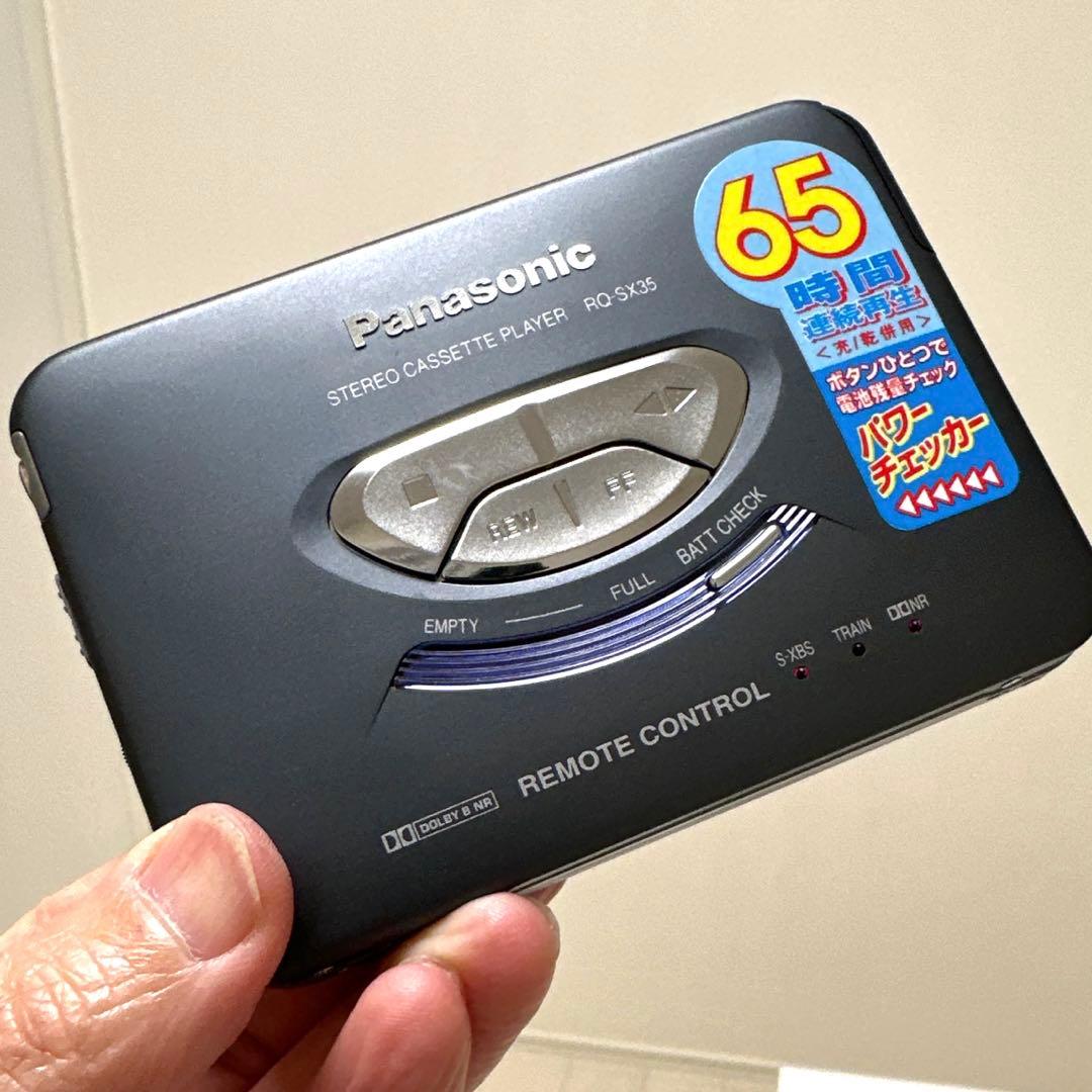 極美DE修復品】Panasonic カセットプレーヤー RQ-SX35