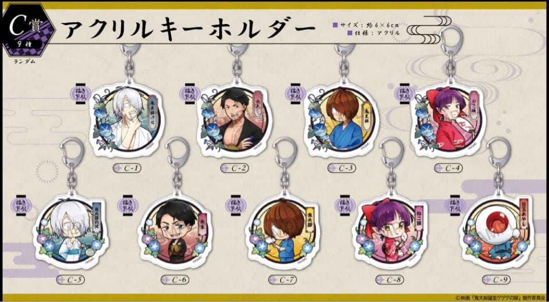 【匿名配送】鬼太郎誕生　ゲゲゲの謎　くじメイト　A賞〜E賞 フルコンプリート