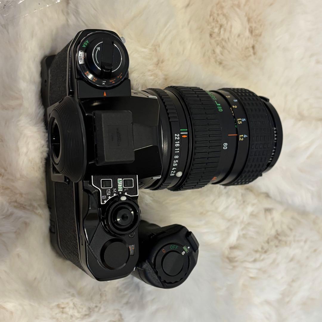 PENTAXpentaxmesuperブラック一眼レフフィルムカメラワインダー付
