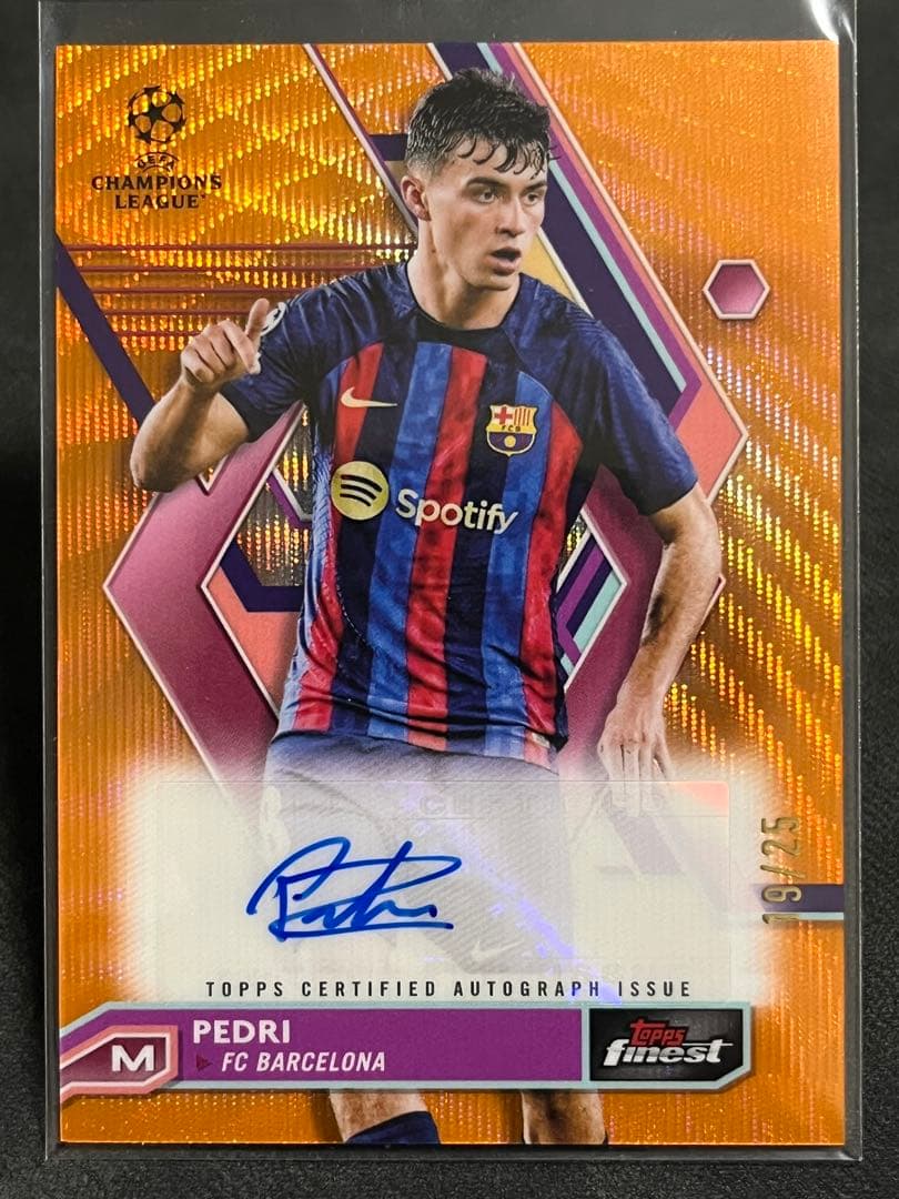 Topps Finest PEDRI ペドリ サインカード 【25シリ】 - メルカリ