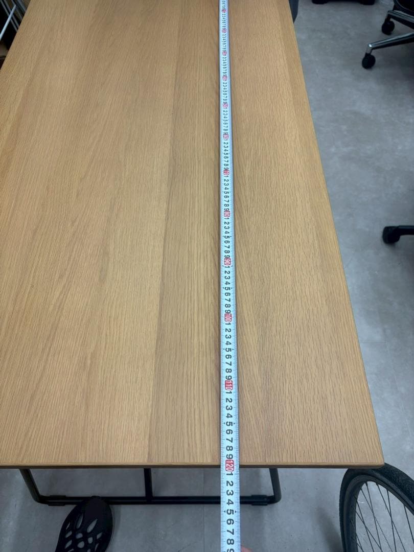 無印良品 折りたたみテーブル 木目調 120×70×70cm たのメル便