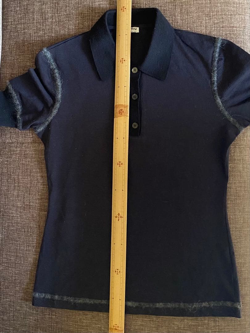 ダークネイビー 半袖ポロシャツ