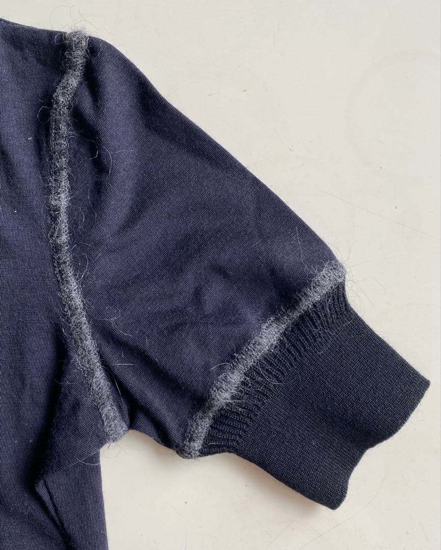 ダークネイビー 半袖ポロシャツ