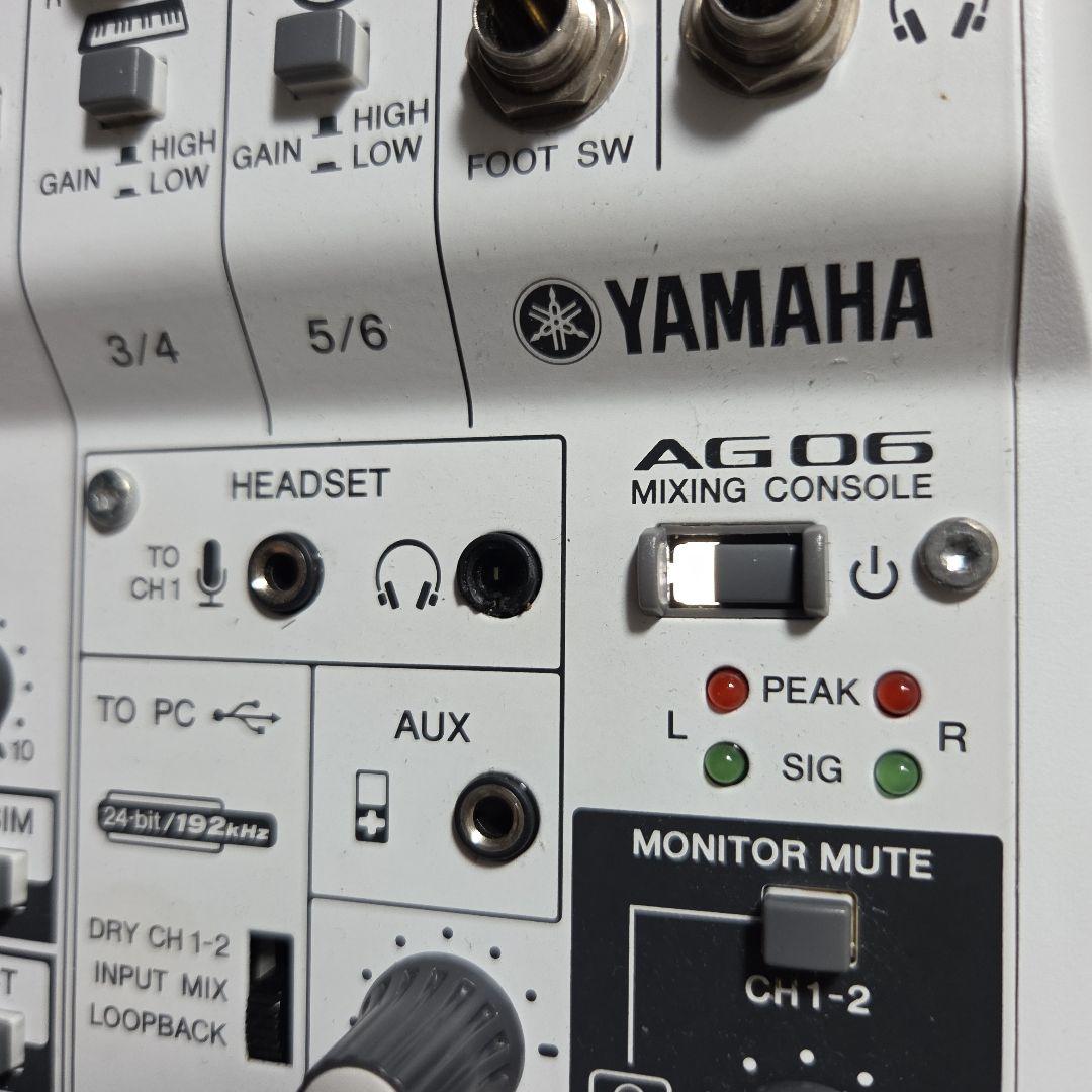 YAMAHA AG06 ジャンク品 訳あり 稼働品 本体のみ