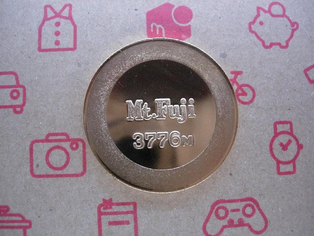 記念メダル0116L46○富士山 2010年 青色Ver