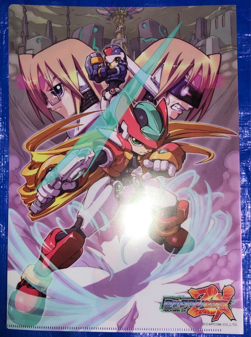 ロックマン20周年記念商品 ロックマンゼロ ロックマンゼクス A4クリア