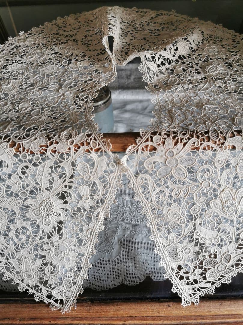 アンティーク イタリア 最上の精緻 ブラーノレース ポワンドヴェニス