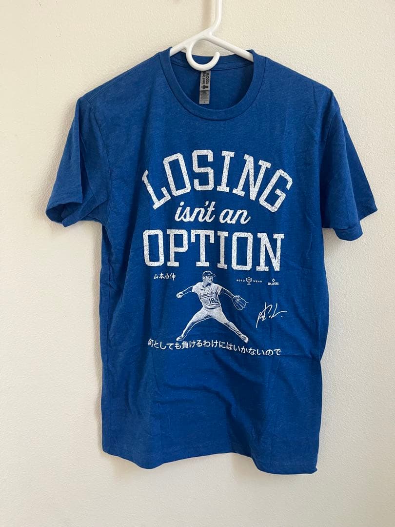 ロサンゼルス 山本由伸投手Losing isn't an Option Tシャツ - メルカリ