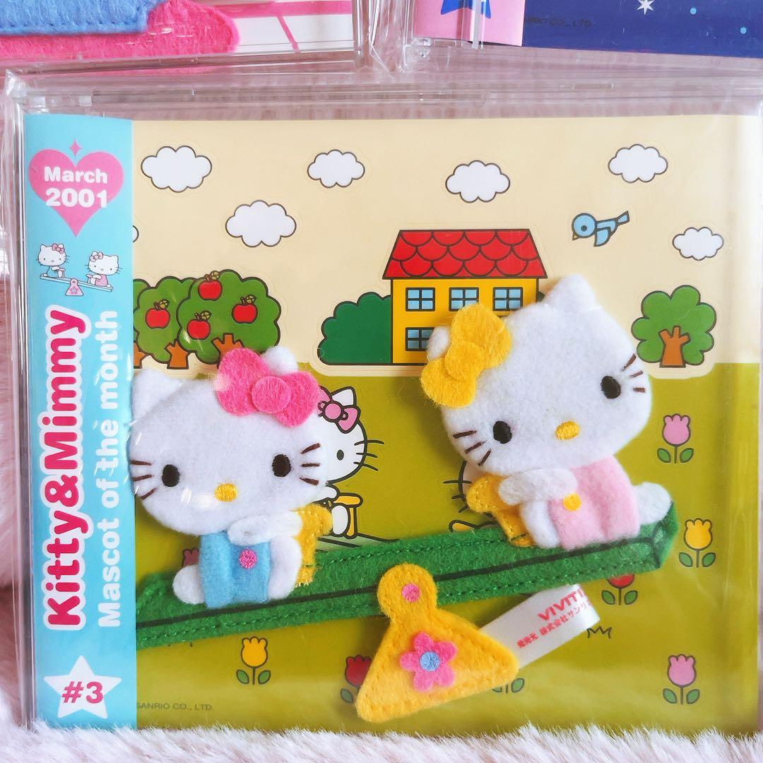 希少レア　ハローキティ　マグネットマスコット　2001 vivitex サンリオ