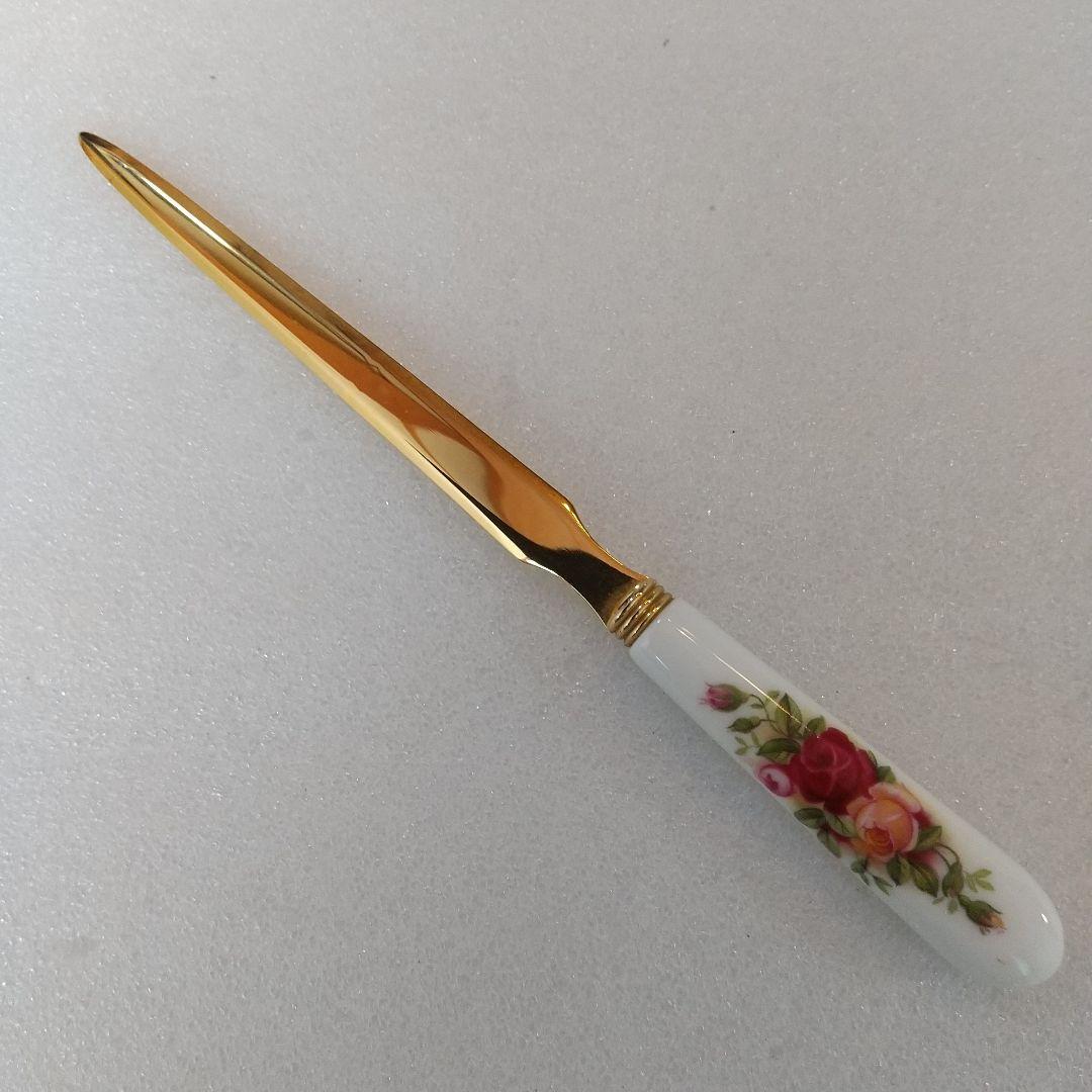 売約済み】英国製 オールドカントリーローズ レターオープナー