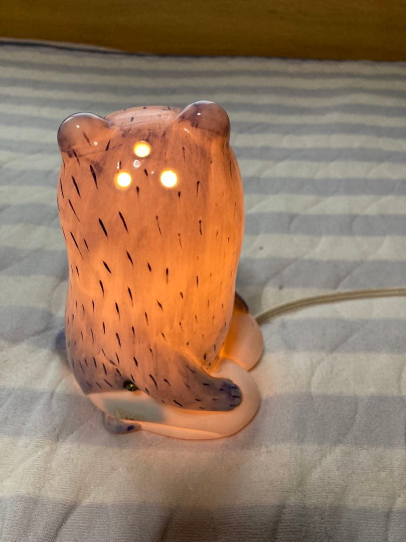 伝染るんです　吉田戦車　かわうそくん　陶器　電灯