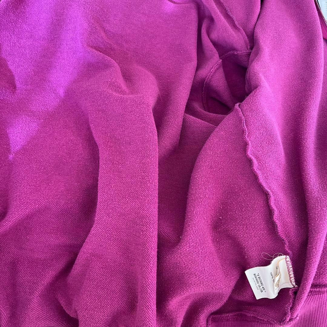 A Bathing Ape パープルカモフラージュパーカー XXL