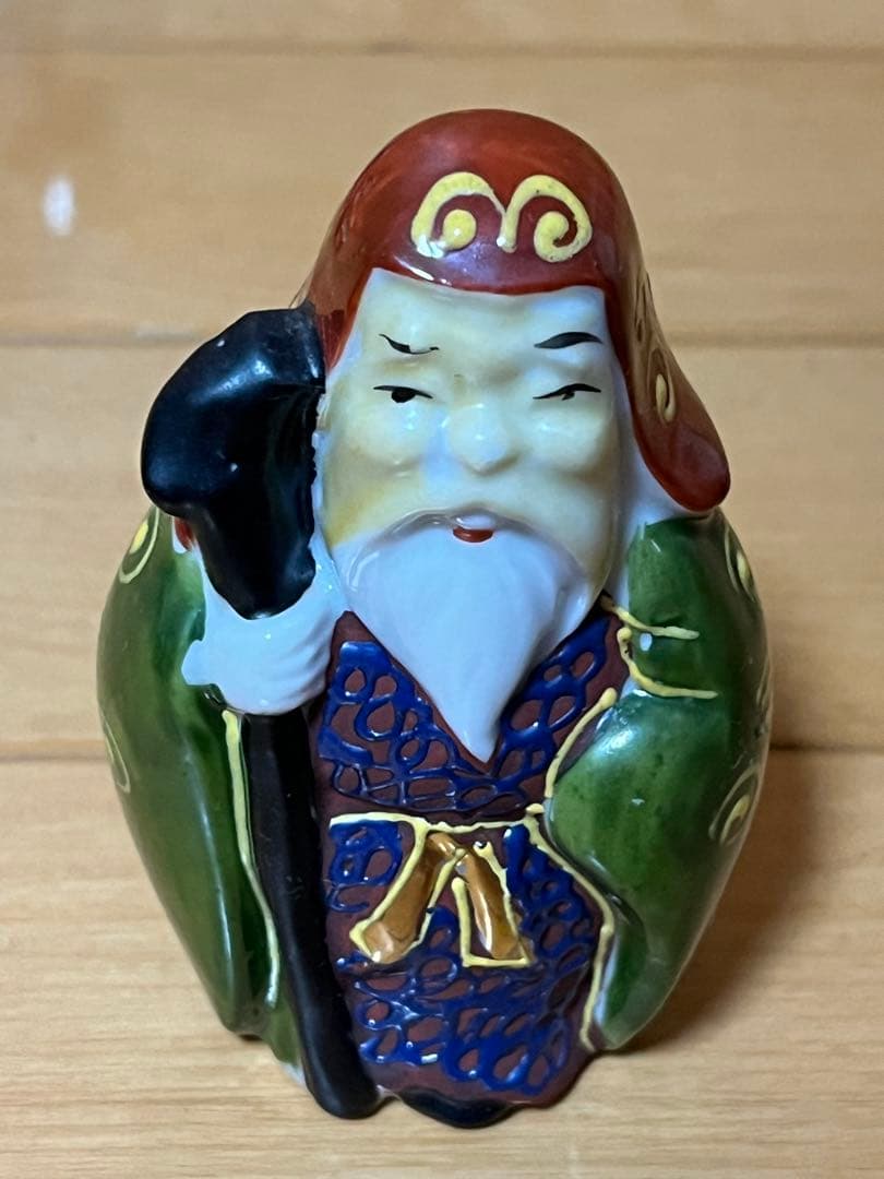 九谷焼 七福神 神様7柱セット 縁起物 置物 昭和レトロ 希少品