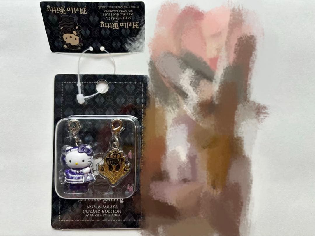 激レアHELLO KITTY ハローキティ ロリータ 根付嶽本野ばらコラボ