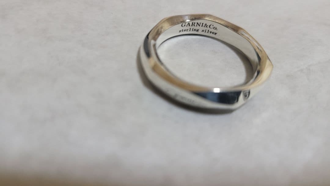 GARNI ガルニ Crockery Ring - M 23号 GARNI(ガルニ) Crockery Ring-M (クロッケリーリング) SILVER