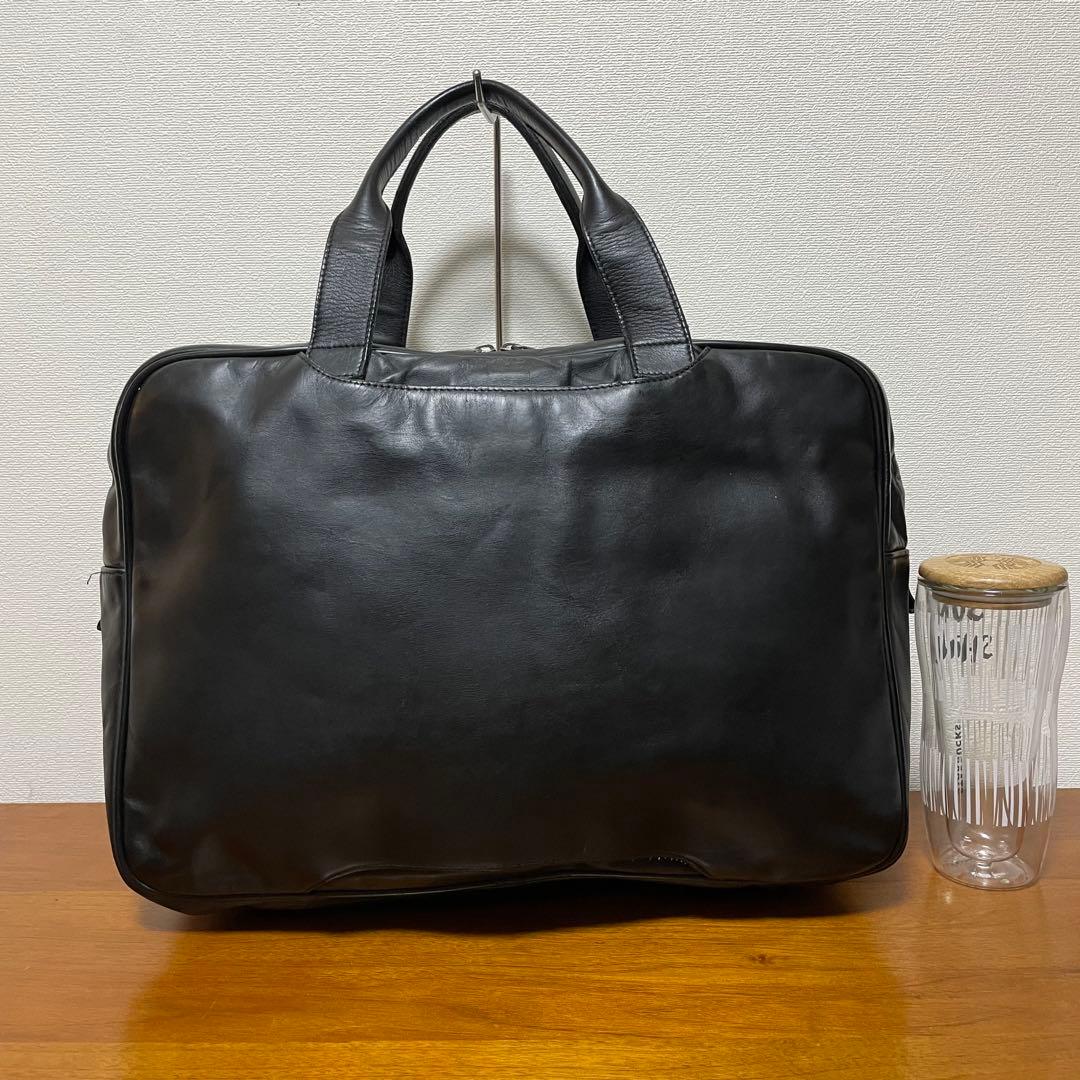 《美品》ボッテガヴェネタ レザー ハンドバッグ ブラック 黒