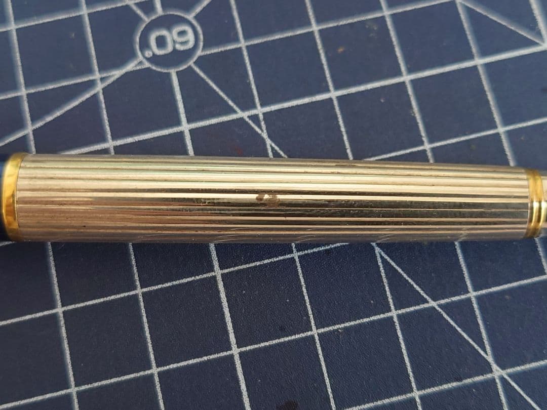 廃番 パイロット グランセスターリングシルバー ストライプ 万年筆