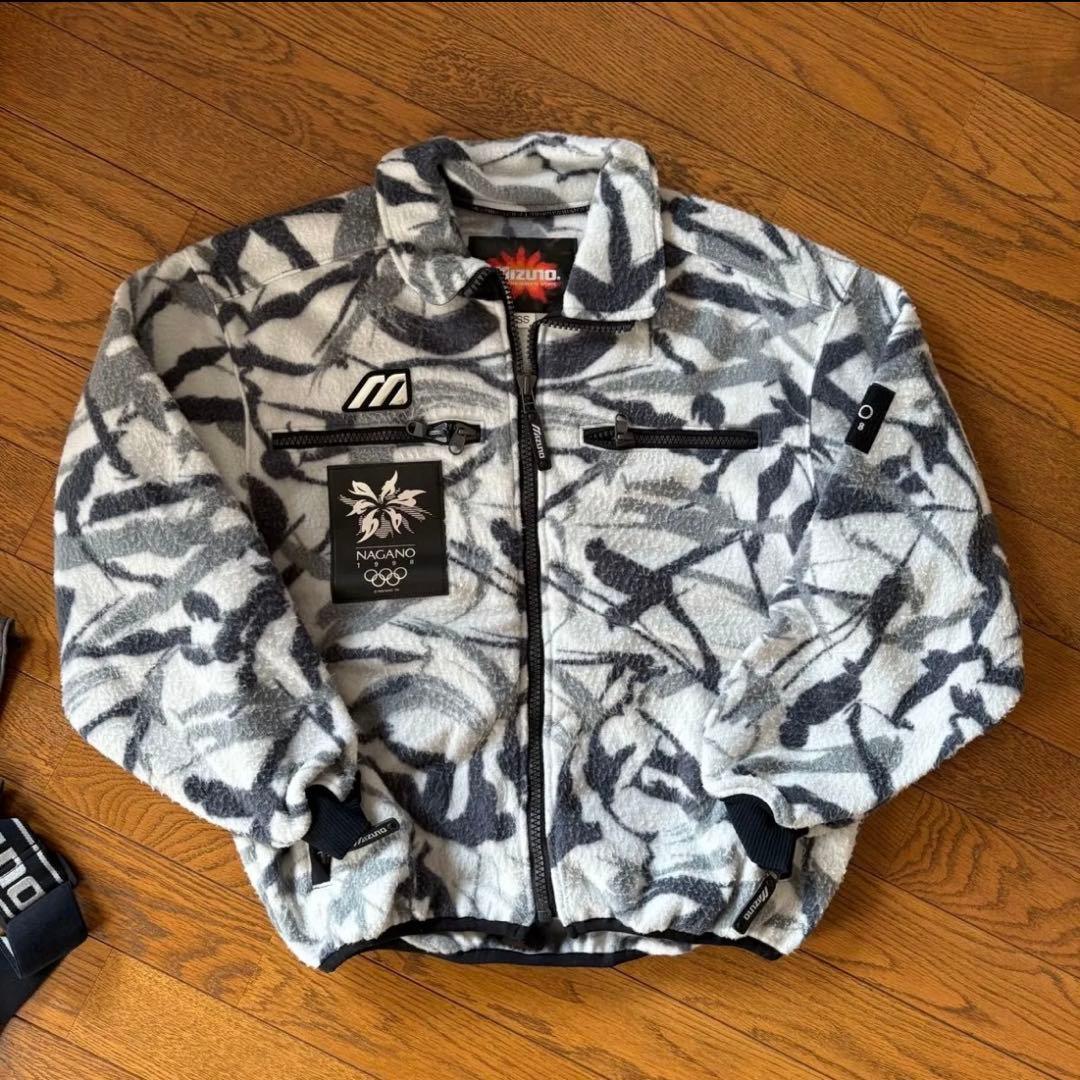 長野オリンピックボランティアウェアMIZUNOスキーウェアフリース