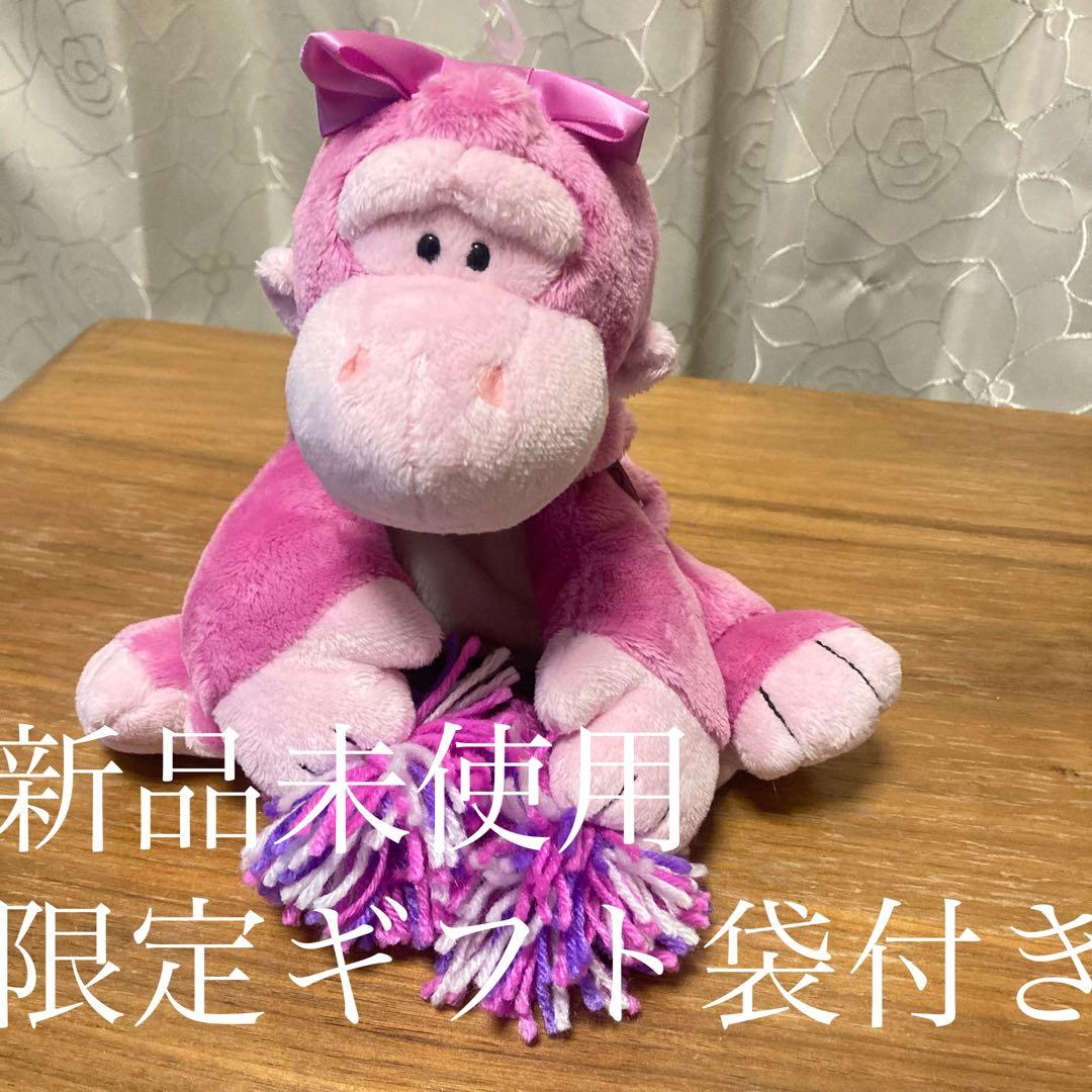 NICI ニキ フィギュアペンポーチ チアリーダー ゴリラ ピンク プラザ