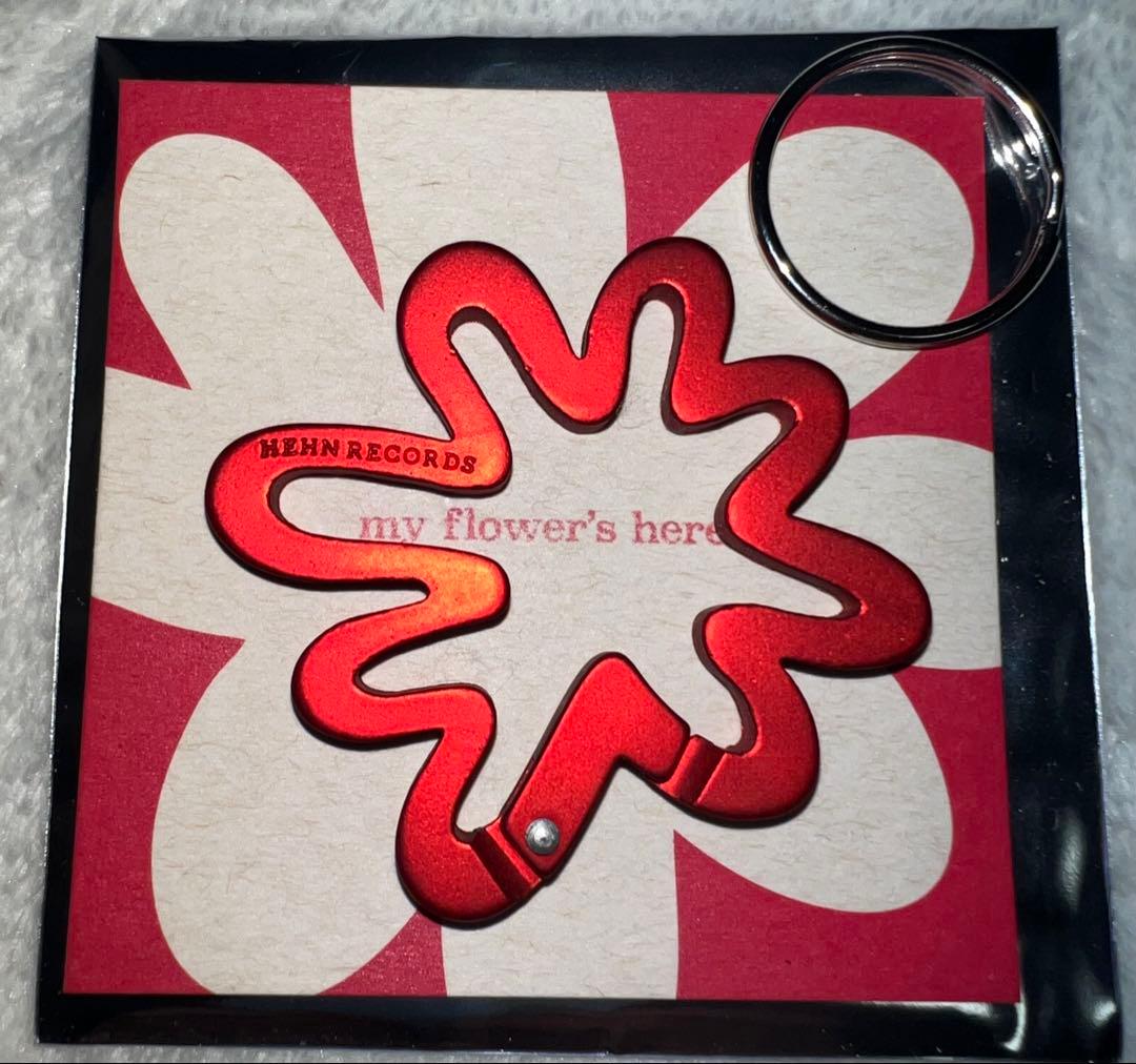 藤井風 花カラビナ 赤