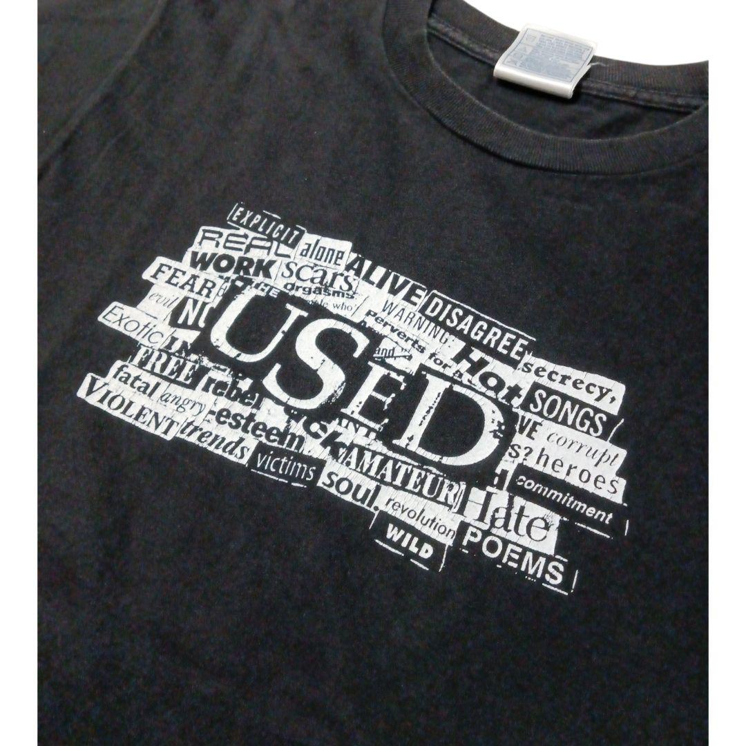 THE USED テキストデザイン バンドTシャツ S 黒の通販はau PAY