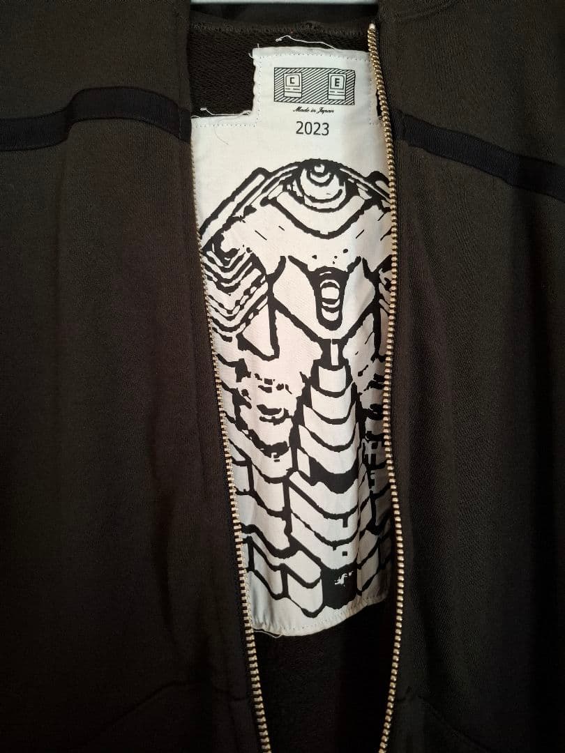 トップス cavempt taped cut zip heavy hoodie