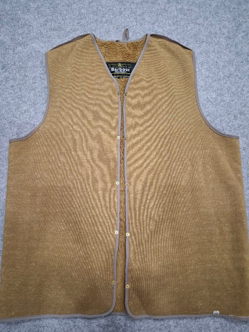 希少色　70s 　バブアー　40 パイル　ライナー　ベスト　A295