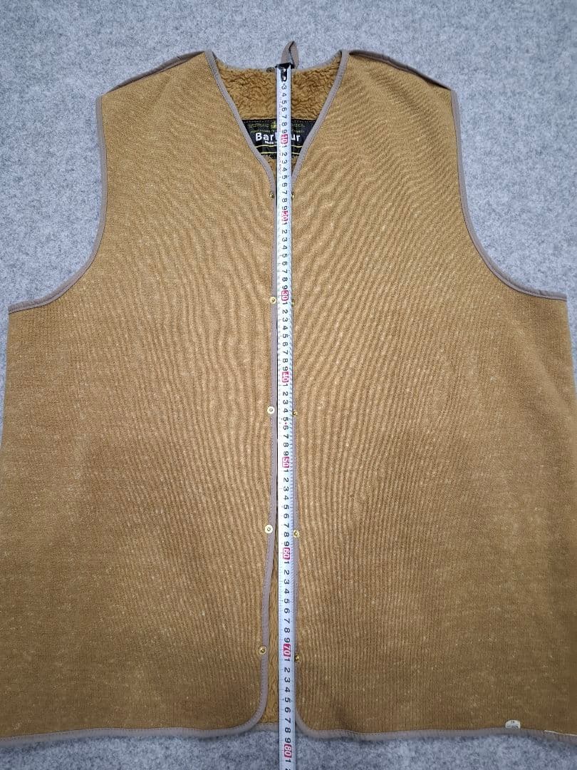 希少色　70s 　バブアー　40 パイル　ライナー　ベスト　A295