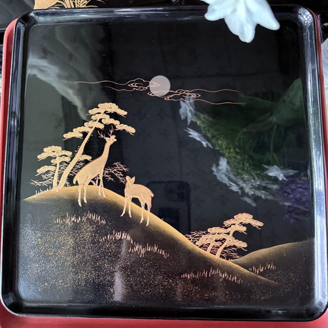 2200様感謝‼️秋の風雅‼️JAPAN 研出蒔絵 『銀月』絵替
