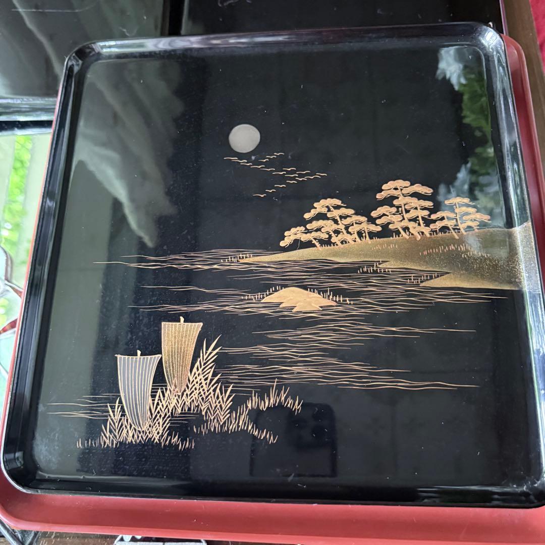 2200様感謝‼️秋の風雅‼️JAPAN 研出蒔絵 『銀月』絵替