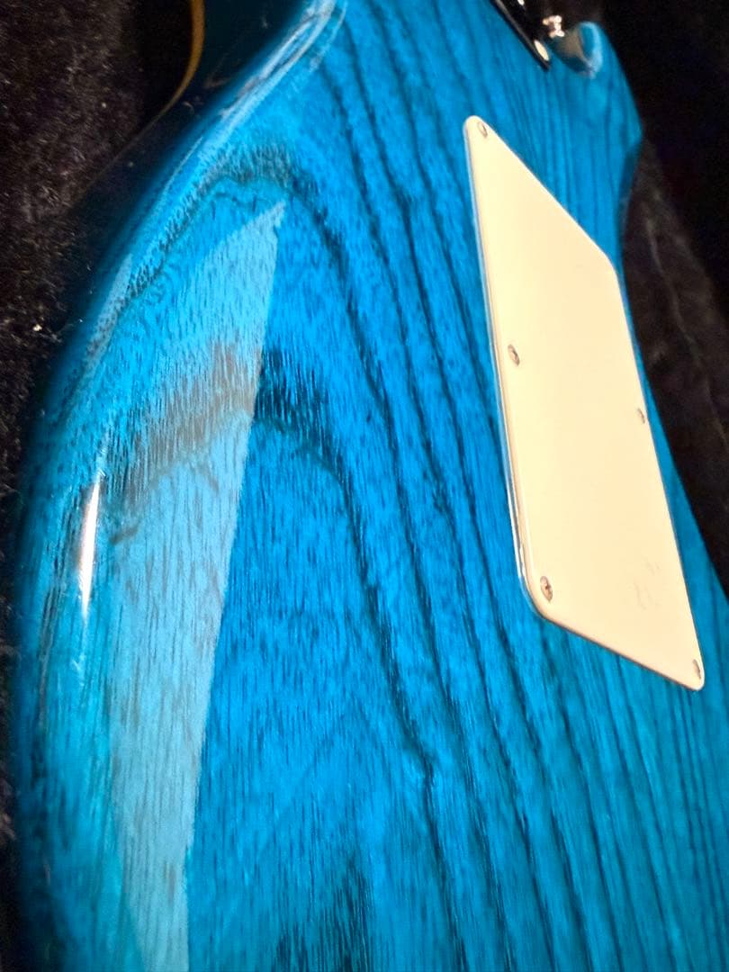 ギター SCHECTER EX-V CTM/FRT BKAQ