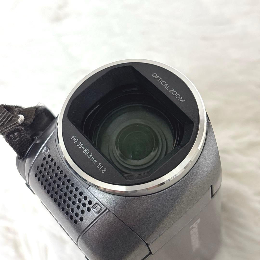 【極美品】Panasonic HC-V210M グレー ビデオカメラ
