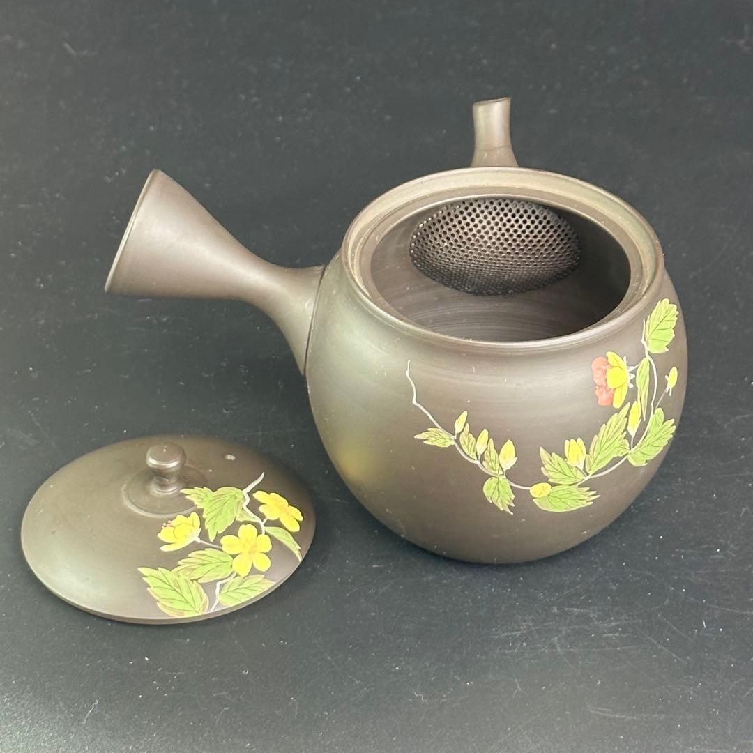 常滑焼　昭龍　黄花急須　茶器　茶道具　茶注　煎茶道具