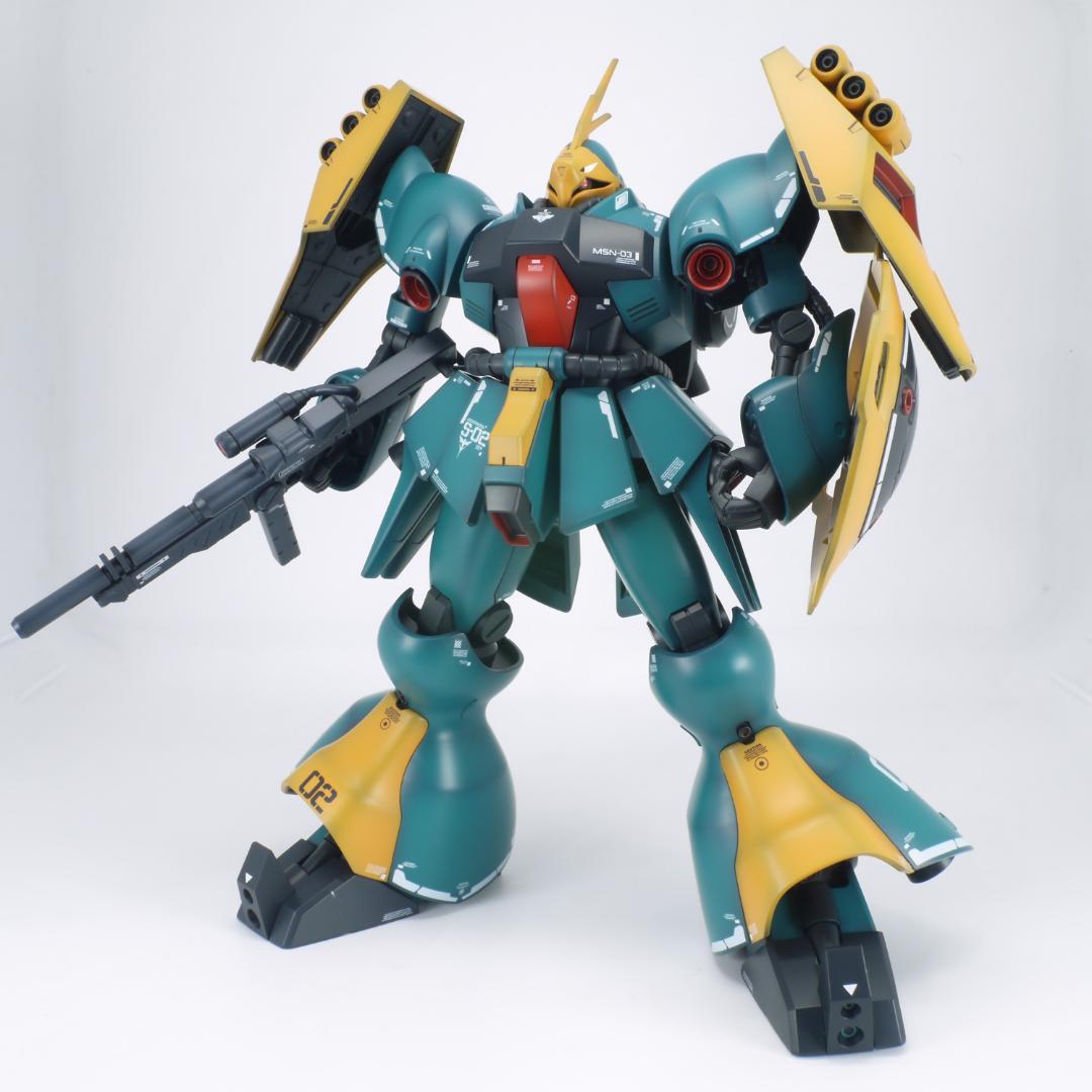 ガンプラ　HG ヤクト・ドーガ（ギュネイ機）　全塗装　完成品 HGUC 1/144 ヤクト・ドーガ（ギュネイ・ガス専用機）改修・全塗装