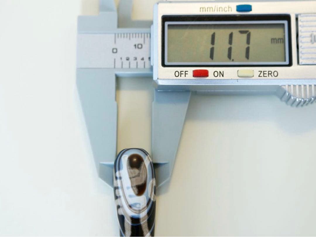 二眼福寿天珠 希少老天珠