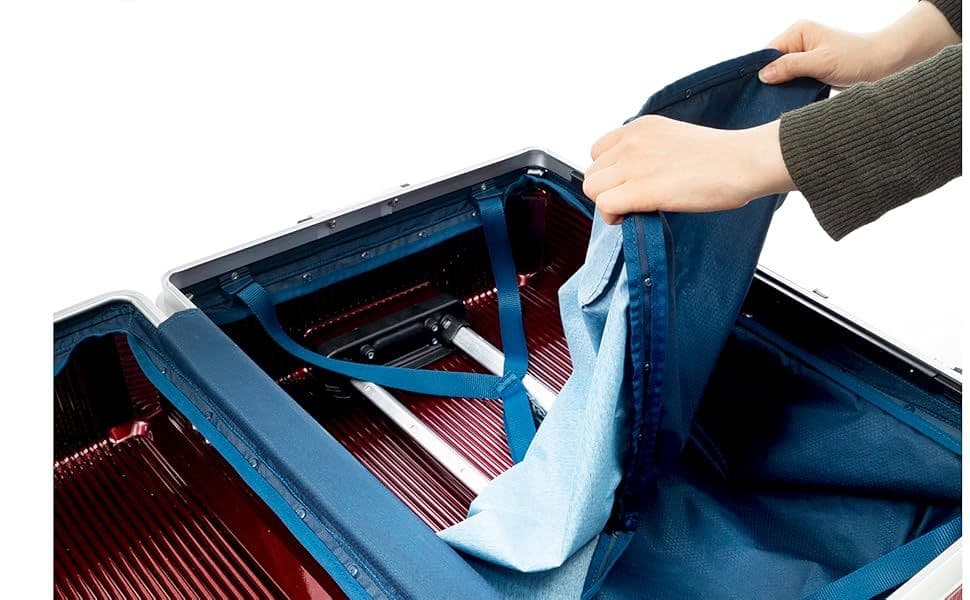 廃盤 着脱洗える スーツケース 36L 日本製キャスター アルミフレーム