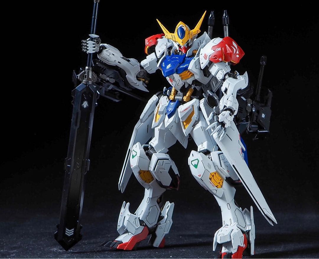 mg ガンダムバルバトスルプス 全塗装 完成品 パイロット塗装 ラスト