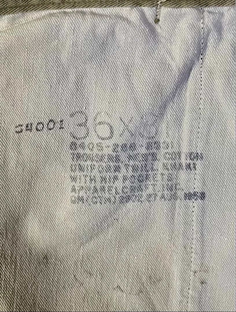 U.S.military 50sチノトラウザーパンツ