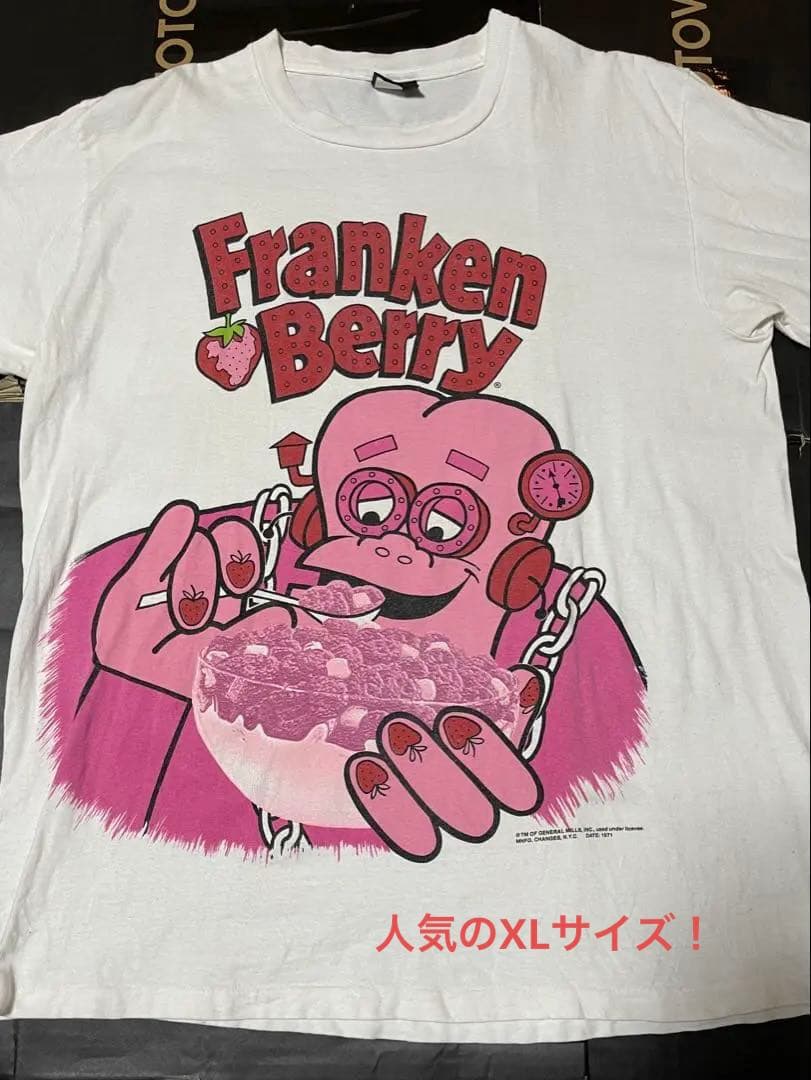 Franken Berry 激レアビンテージTシャツ XL