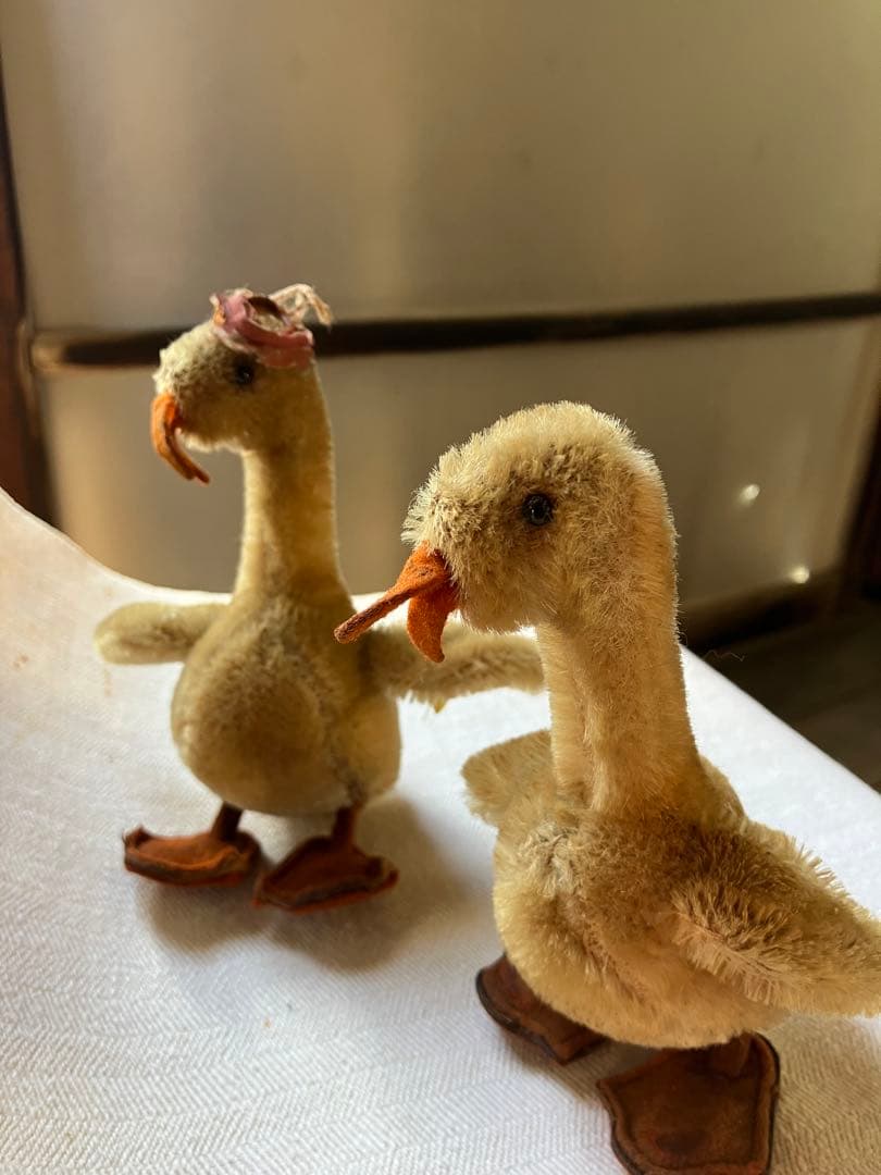 STEIFF DUCK シュタイフ アヒル ヒヨコ 希少 アンティークぬいぐるみ