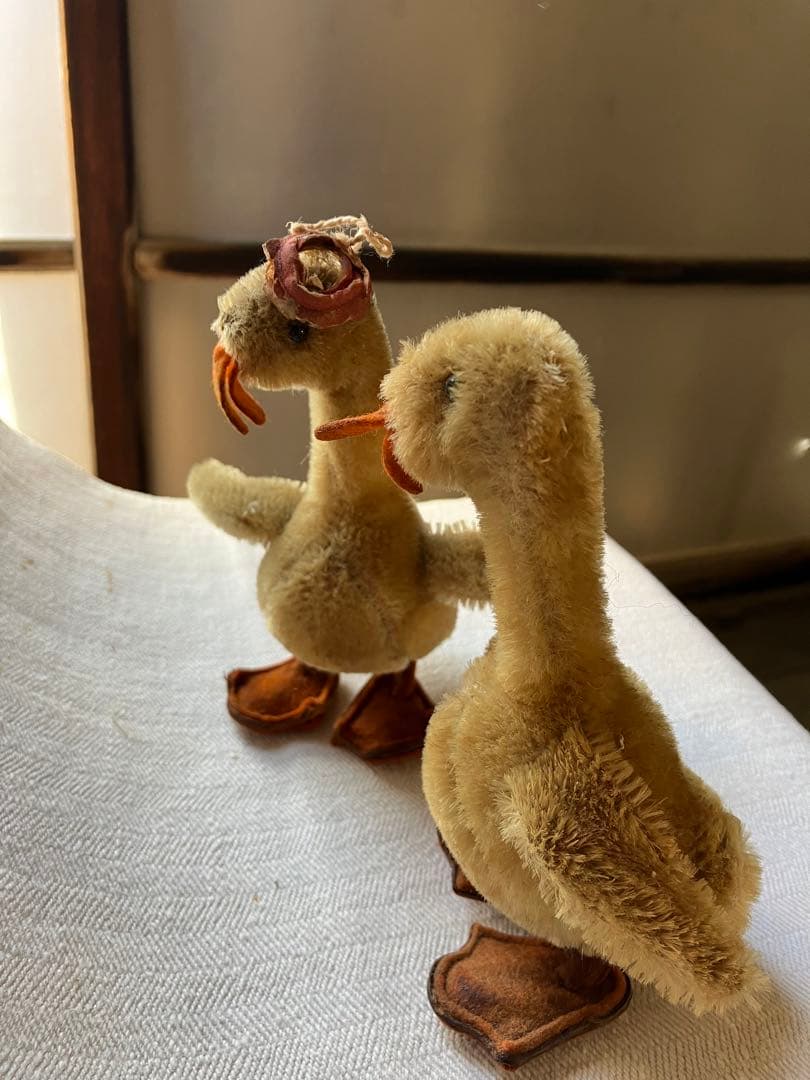 STEIFF DUCK シュタイフ アヒル ヒヨコ 希少 アンティークぬいぐるみ