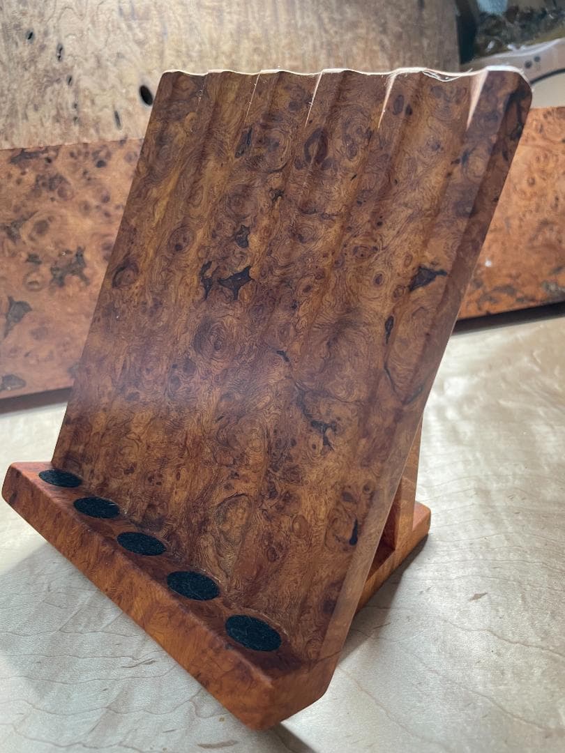 ケンタローパパ ペントレイ 花梨玉杢 【Kentaro-papa 花梨 立て掛け