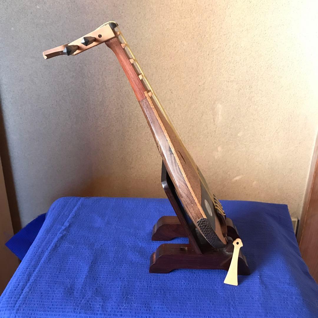 平家琵琶 ミニチュアと台 撥 楽天市場】楽琵琶 : 和楽器総合販売