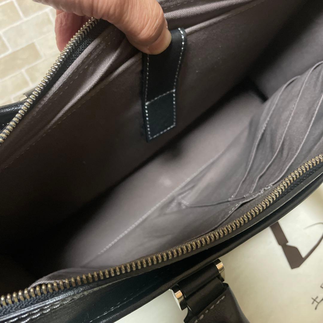 【美品】土屋鞄製造所 プロータ スクエアブリーフケース ビジネス 保存袋付き